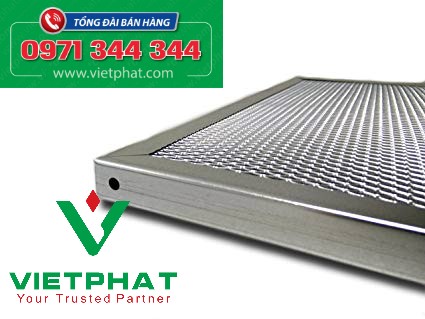 Tiện lợi của tấm lọc không khí kim loại Permanent Metal Air Filter