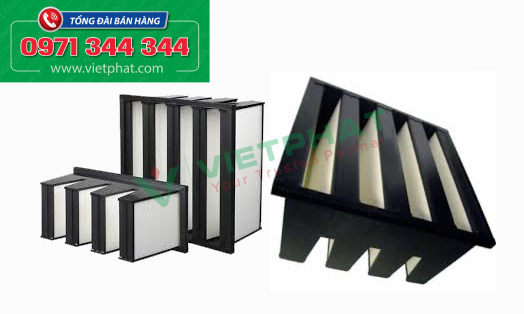 Lọc khí lọc bụi dạng V-Bank 