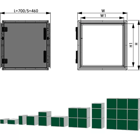 Housing lọc khí CamCube AC