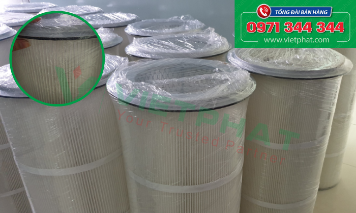 Lọc Cartridge dùng cho tuabin khí đốt hiện đại, đáng tin cậy cho ứng dụng nạp khí