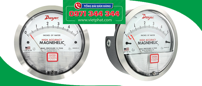 Đồng hồ đo chênh áp 0 – 500 Pa