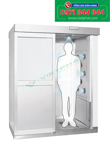 Buồng thổi khí Air Shower AAF phòng sạch và những điều bạn cần biết