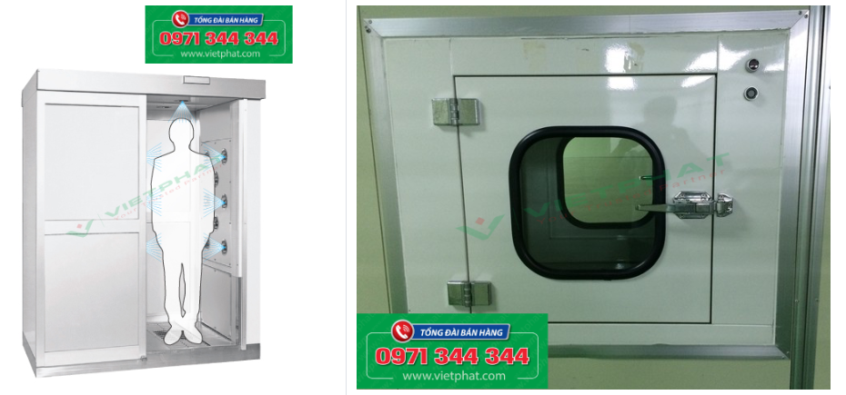 Sản xuất và cung cấp Air Shower Pass Box