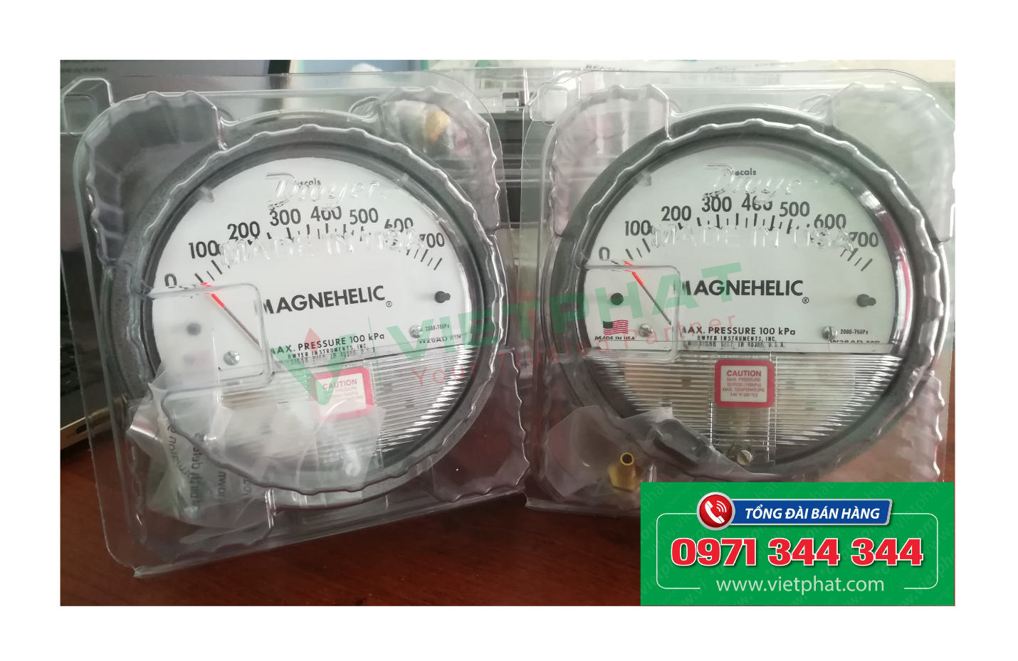Đồng hồ đo chênh áp lọc dải đo 0 – 750Pa