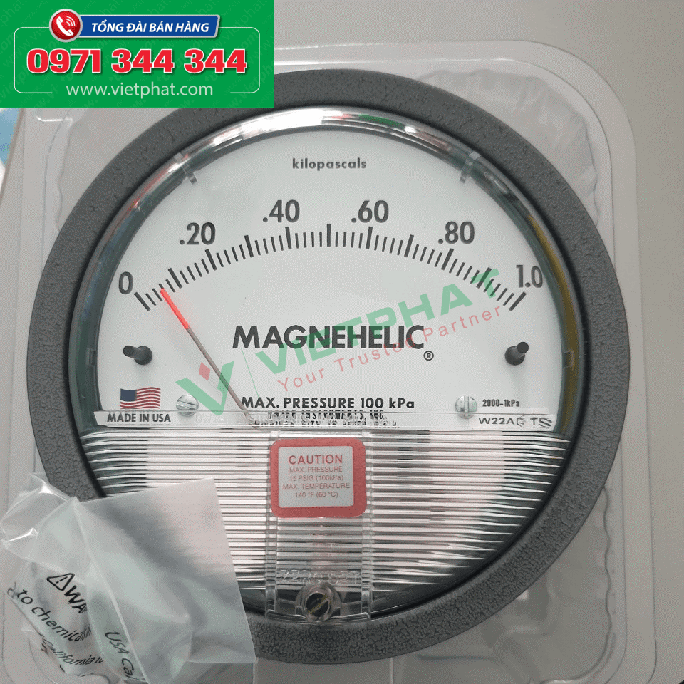 Hướng dẫn quy đổi đơn vị đo của đồng hồ đo chênh áp