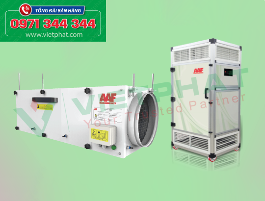 Thiết bị lọc khí phòng áp lực âm