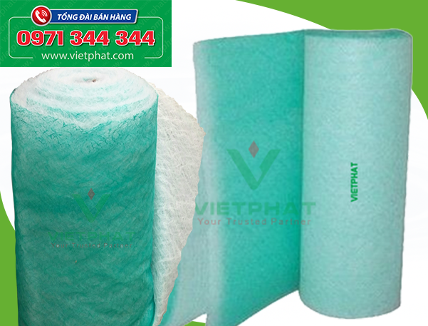 Bông thủy tinh lọc bụi sơn