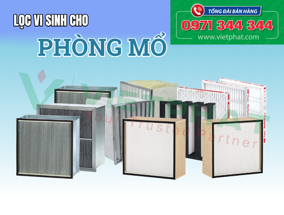 Lọc vi sinh cho phòng mổ