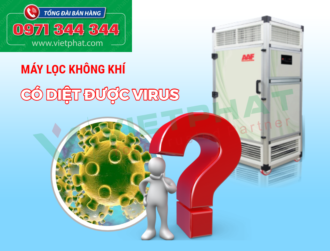 Máy lọc không khí có tiêu diệt được virus
