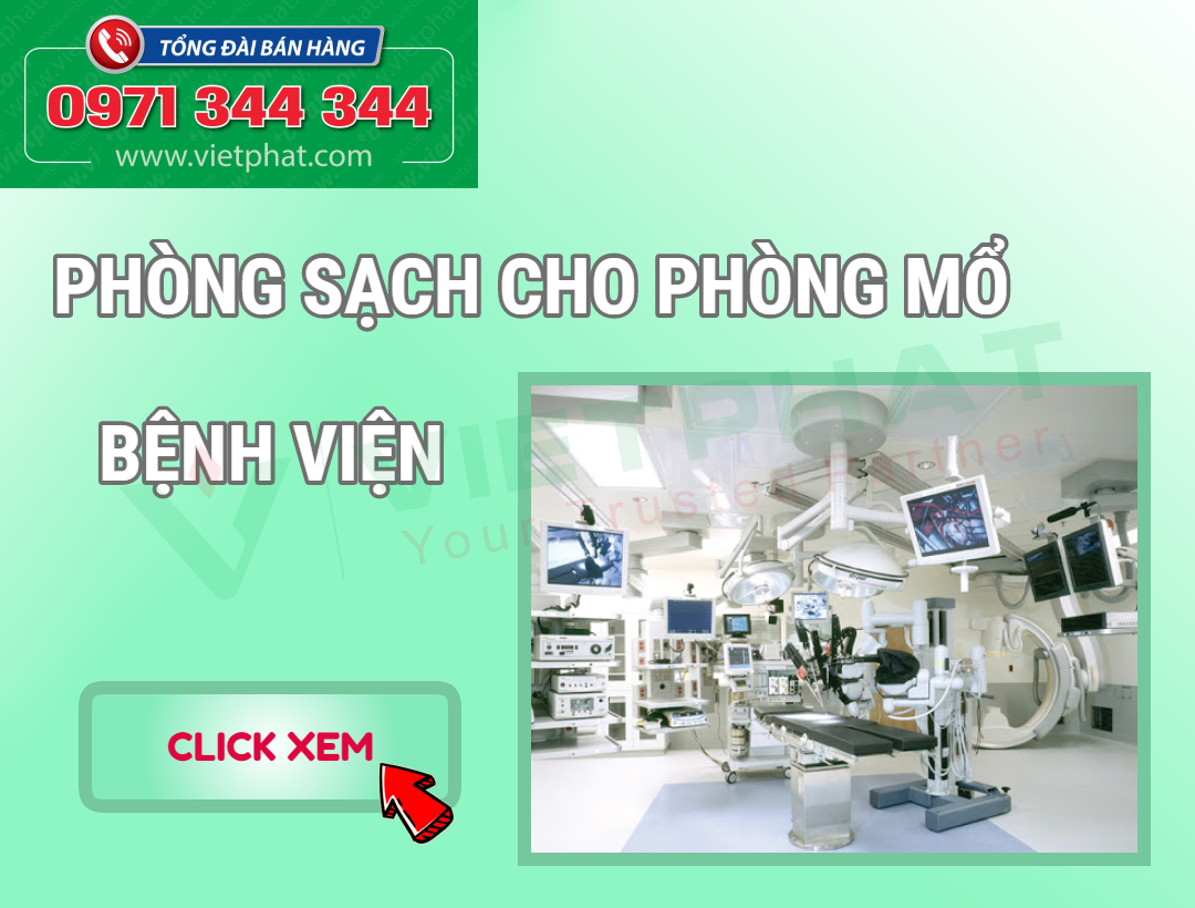 Phòng sạch cho phòng mổ bệnh viện