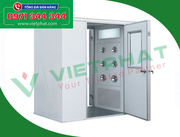 Cấu tạo buồng thổi khí phòng sạch Air shower