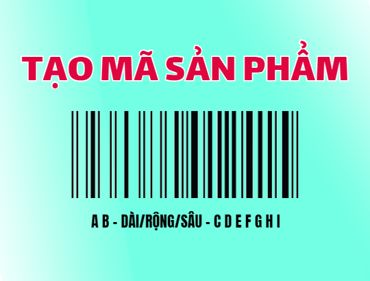 Tạo mã sản phẩm