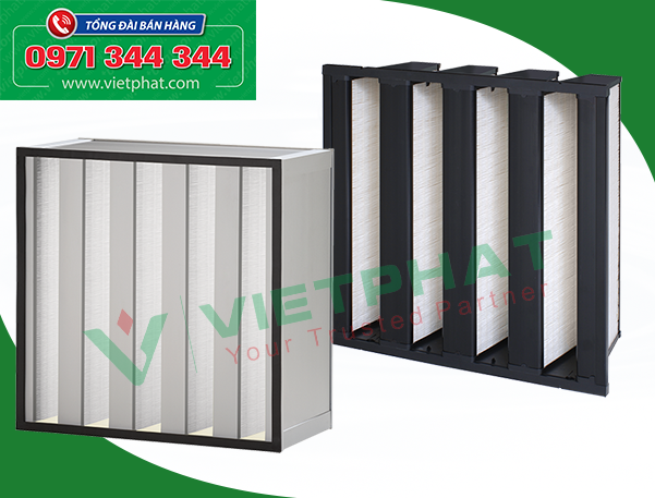 Lọc HEPA dạng V-Bank