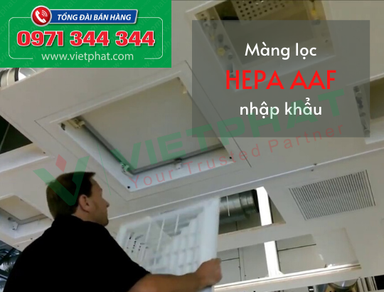 Màng lọc HEPA AAF nhậu khẩu
