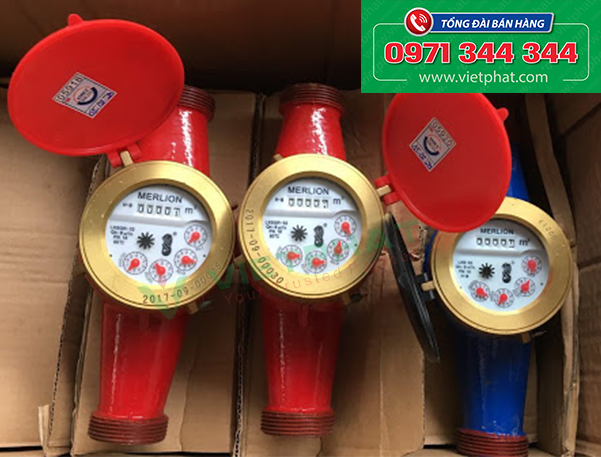 Đồng hồ đo nước nóng Merlion DN 25