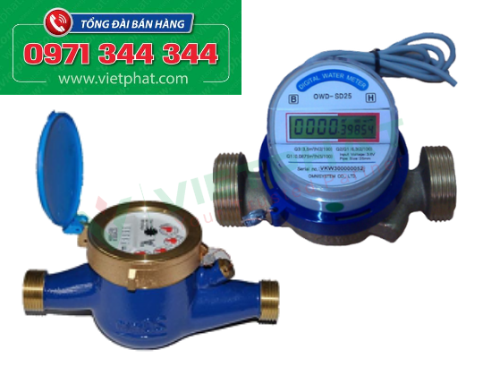 Nên mua đồng hồ nước dạng cơ hay dạng điện tử?