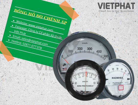 Đồng hồ đo chênh áp công nghiệp