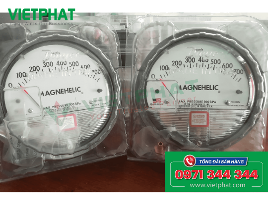 Theo dõi tuổi thọ lọc HEPA bằng đồng hồ đo chênh áp