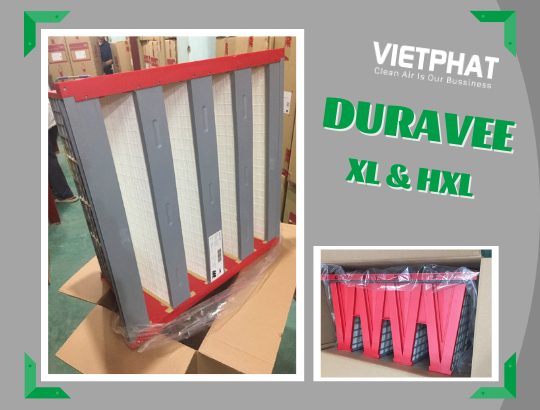 Khung lọc khí dạng V DuraVee XL & HXL