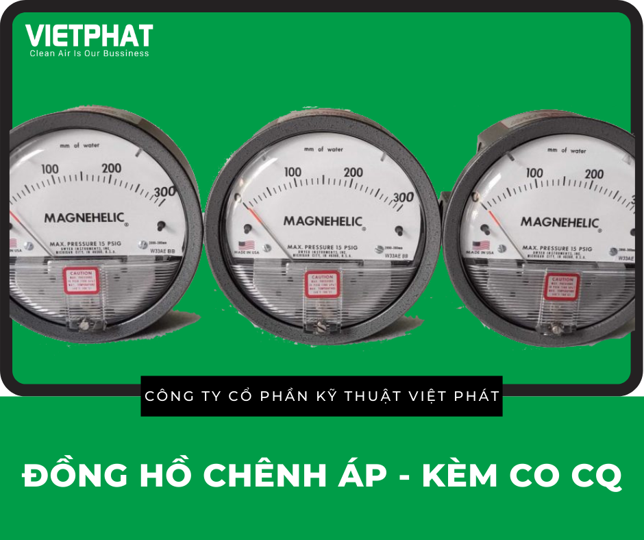 Đồng hồ đo chênh áp thương hiệu Dwyer